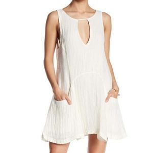 Free People Smooth Sailing Linen Pocket Dress